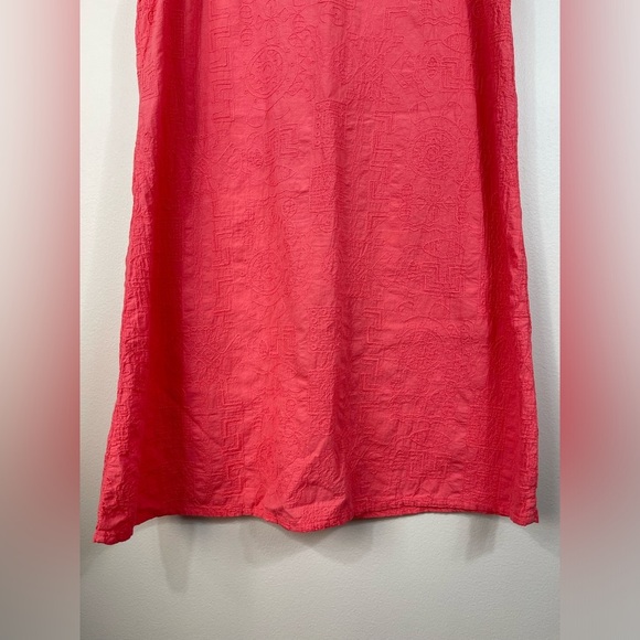 SeaBreeze of California Coral Sleeveless V-Neck Cotton Dress MADE USA Size XL - Picture 11 of 12